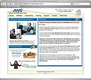 Applied Network Solutions homepage